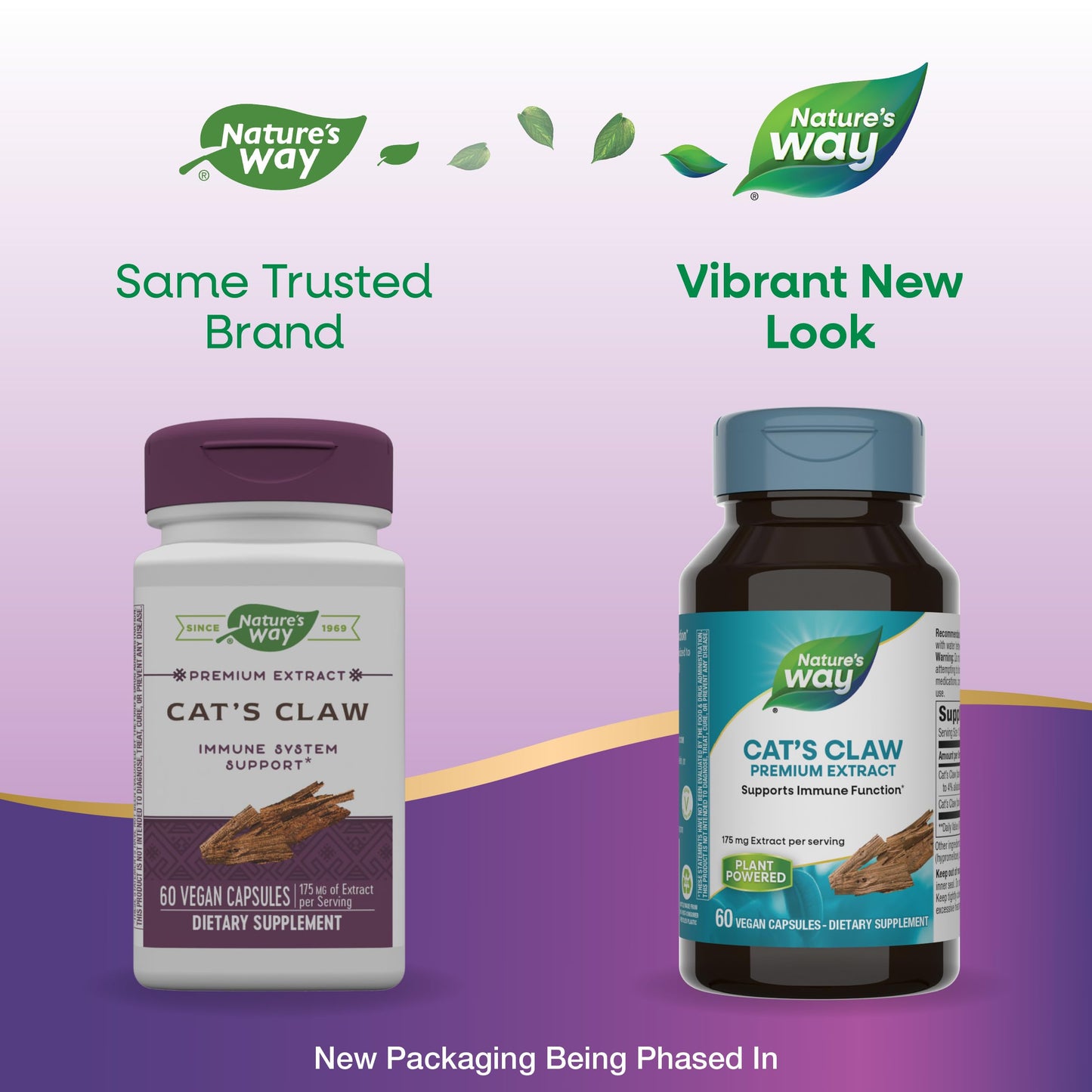 Nature's Way Standardized Cat's Claw Extract, 175 mg per serving, 60 Capsules