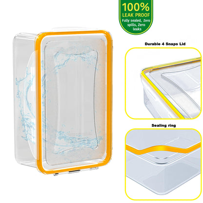 70 Pcs Large Food Storage Containers with Lids Airtight-2500ML to Small Box,Total 22812 ML Stackable Kitchen Bowls Set(35 Containers,35 Lids)-BPA Free Leak proof Plastic Boxes-Microwave safe