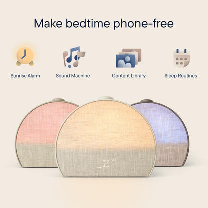 Hatch Restore 3 | Science-Backed Sleep Audio, Circadian Lighting (Greige)