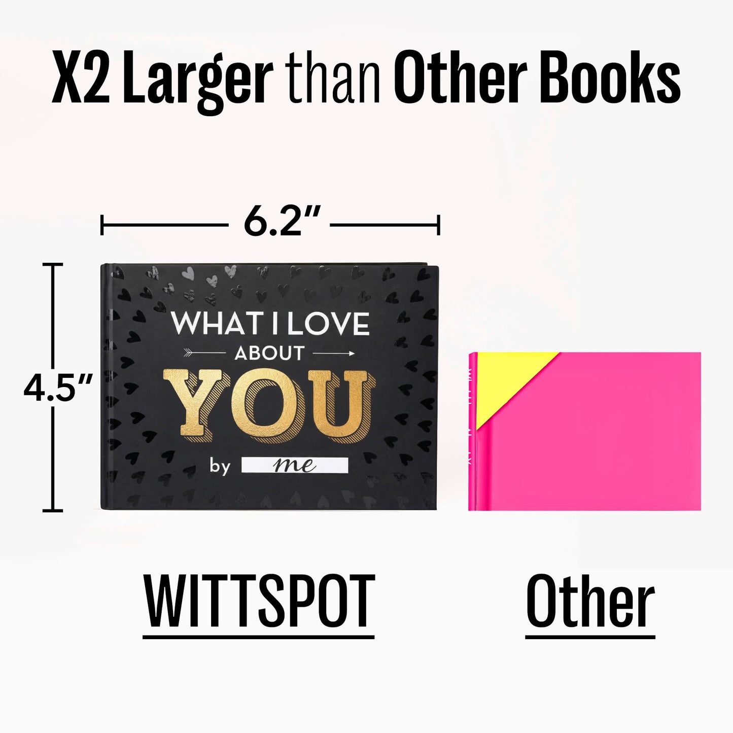 What I Love about You Book - Valentines Day Gifts for Him, Her - Fill-in-the-Blank Book for Men, Boyfriend, Husband, Women, Girlfriend, Wife, Him, Her - Couples Gifts for Anniversary, Christmas & More