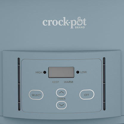 Crock-Pot® Design Series 7-Quart Programmable Slow Cooker, Morning Haze Blue