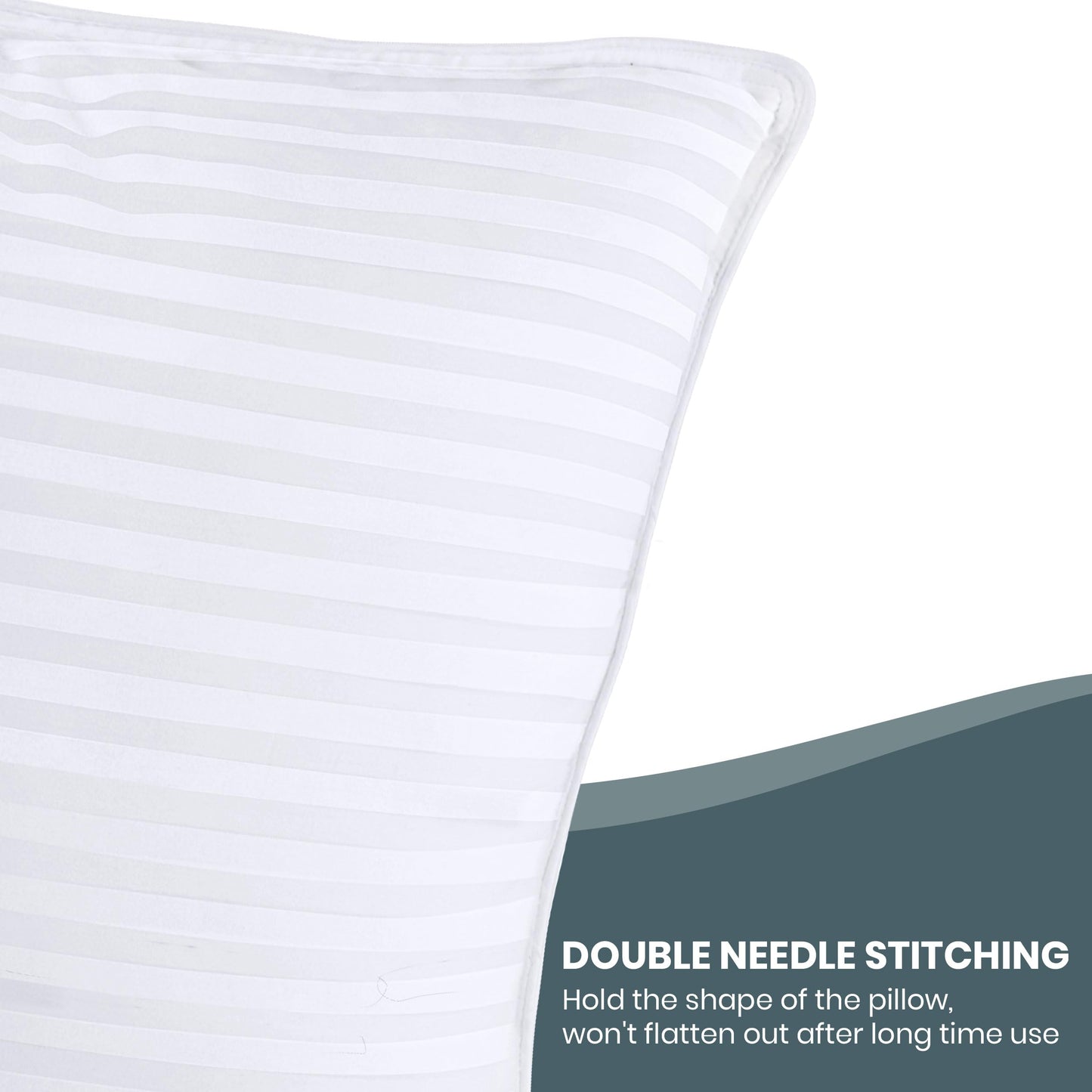 Utopia Bedding Bed Pillows for Sleeping Queen Size (White), Set of 2, Cooling Hotel Quality, for Back, Stomach or Side Sleepers