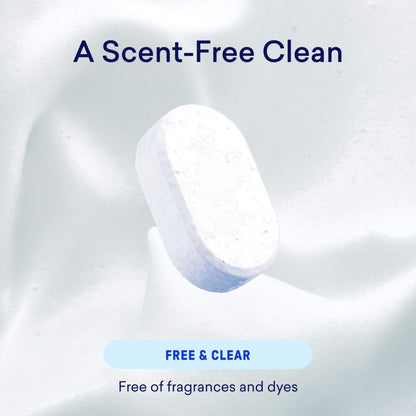 BLUELAND 100% Plastic-Free Dishwasher Detergent Tablets, 60 Count, Free & Clear, Eco-Friendly Dishwashing Pods, Natural, USDA Certified biobased