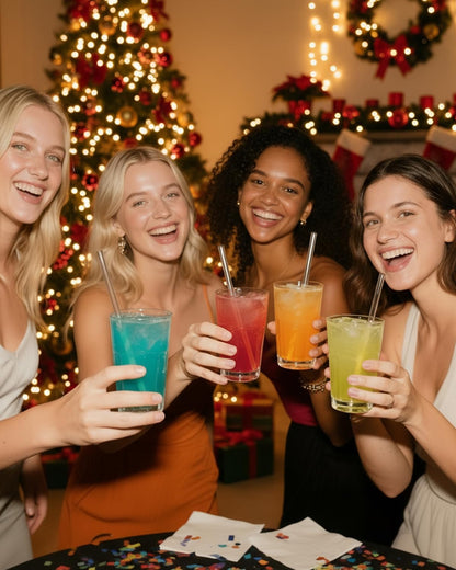 18-Pack Glass Straws, Reusable Clear Glass Drinking Straws Set, 8.5 Inch x 10mm - Includes 8 Straight and 6 Bent with 4 Straw Cleaner Brush, Perfect for Smoothies, Milkshakes, Juice, Tea