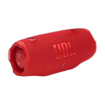 JBL Charge 6 - Portable Waterproof & Drop-Proof Bluetooth Speaker, Bold Pro Sound with AI Sound Boost, 28Hrs of Playtime, Built-in powerbank & Comes with a Sturdy/Removable Carrying Strap (Red)