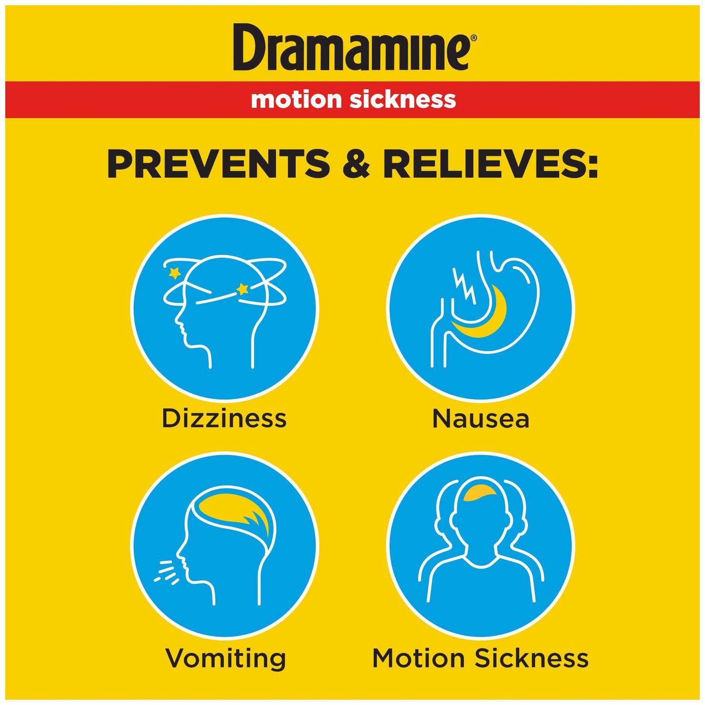 Dramamine Motion Sickness Variety Pack (1- Original Formula 12 Count, 1- All Day Less Drowsy 8 Count)