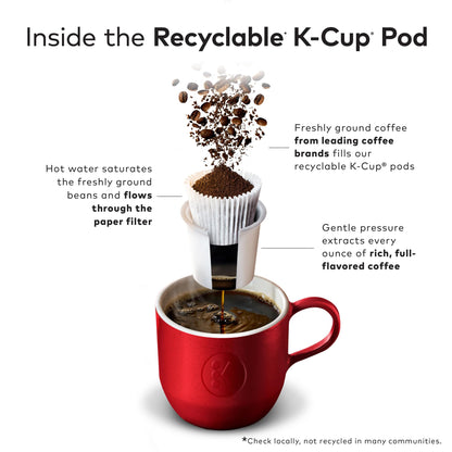 Caribou Coffee Caribou Blend Keurig Single-Serve K-Cup Pod, Medium Roast Coffee, 96 Count