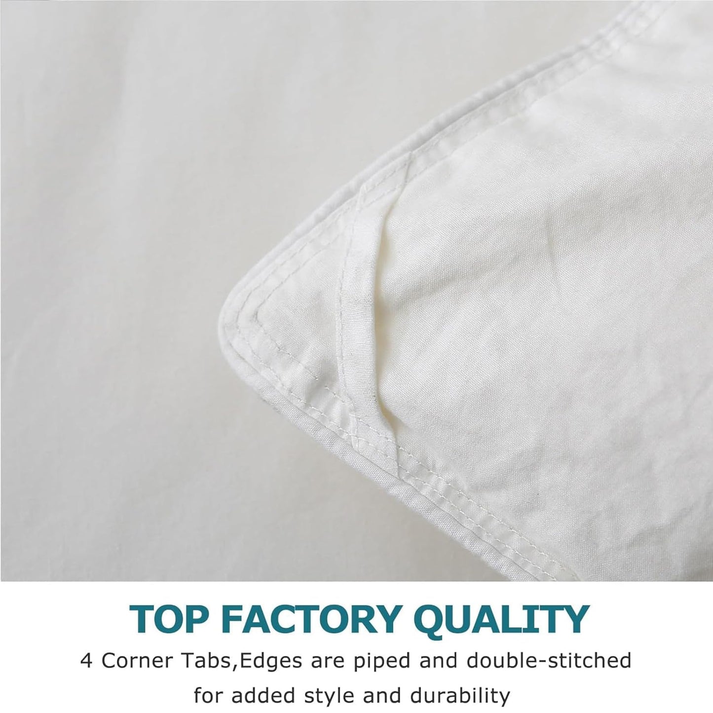 BPC King Size Feather Comforter, Filled with Feather and Down Fiber, 106x90 Inches All Season Duvet Insert Luxurious Fluffy Hotel Bedding Comforters with 100% Cotton Cover and 4 Corner Loops