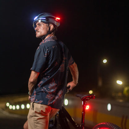 Lumos Ultra E-Bike Smart Helmet | NTA 8776 Certified | Front & Rear LED Lights | Retractable Face Shield | App Controlled | EBike, Scooter, Cycling, Bicycle | Adults, Men Women