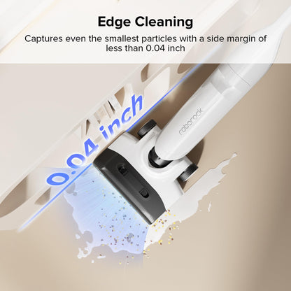 Roborock Flexi Lite Wet Dry Vacuum Cleaner Cordless, Lightweight Vacuum Mop with 17000 Pa Suction, 180° FlatReach Design, Self-Cleaning and Hot Air Dry Floor Cleaner for Mopping Hard Floors