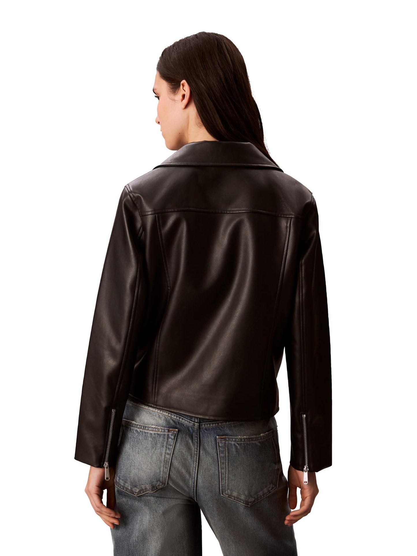 Calvin Klein Women's Classic Leather Jacket