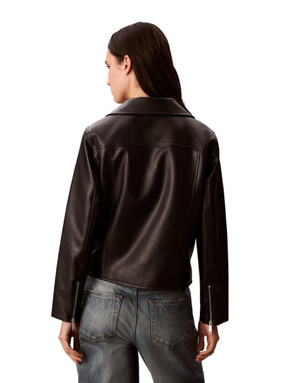Calvin Klein Women's Classic Leather Jacket