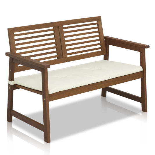 Furinno FG161167 Tioman Hardwood Outdoor Bench in Teak Oil, Natural