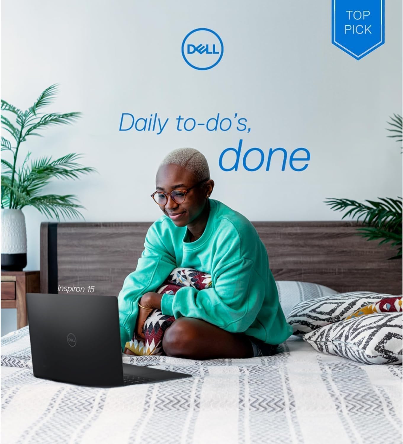 Dell Inspiron 15.6" FHD Touchscreen Laptop, 13th Gen Intel Core i5 (Beat i7-1250U), 12GB RAM, 768GB Storage (256GB PCIe SSD + 512GB External), Anti-Glare, Win 11 with MS Office, Long Battery Life