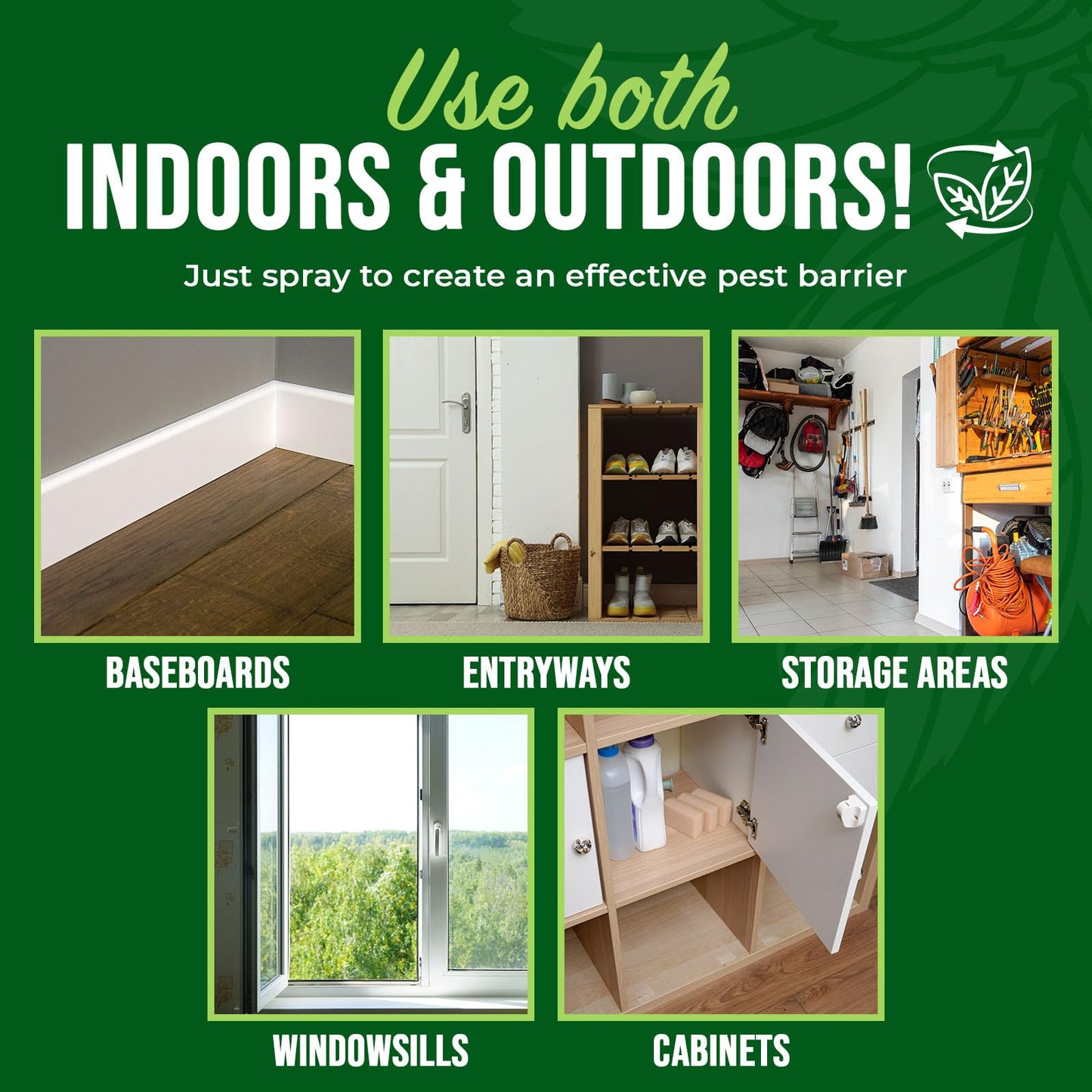 Mighty Mint Peppermint Oil Insect Repellent Spray – Indoor & Outdoor Bug Control for Spiders, Ants, Roaches, and More – Plant-Based, Extra-Strong Formula - 16 oz