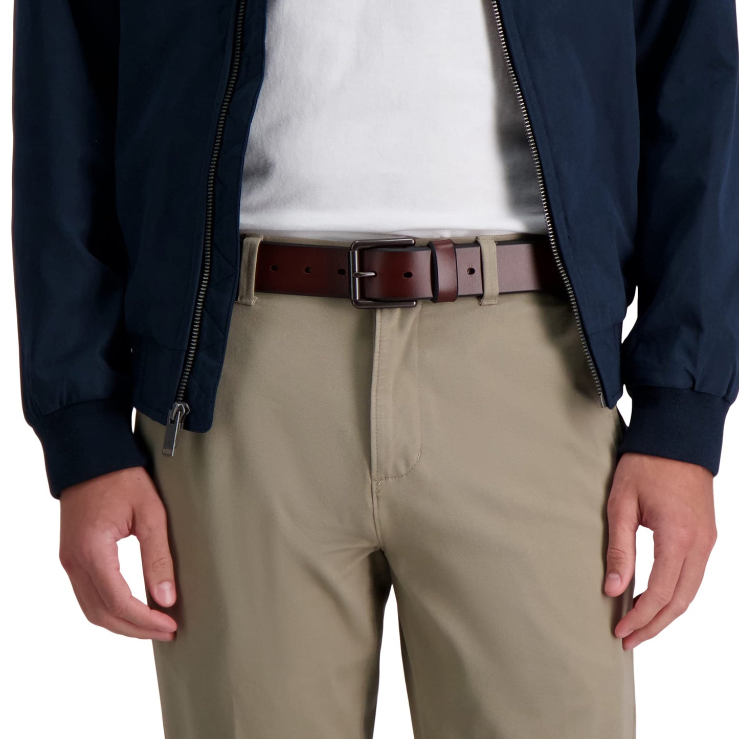 Dockers Mens Everyday Casual Regular And Big & Tall Sizing Apparel-belts, Brown, 38 US, 1.5" wide