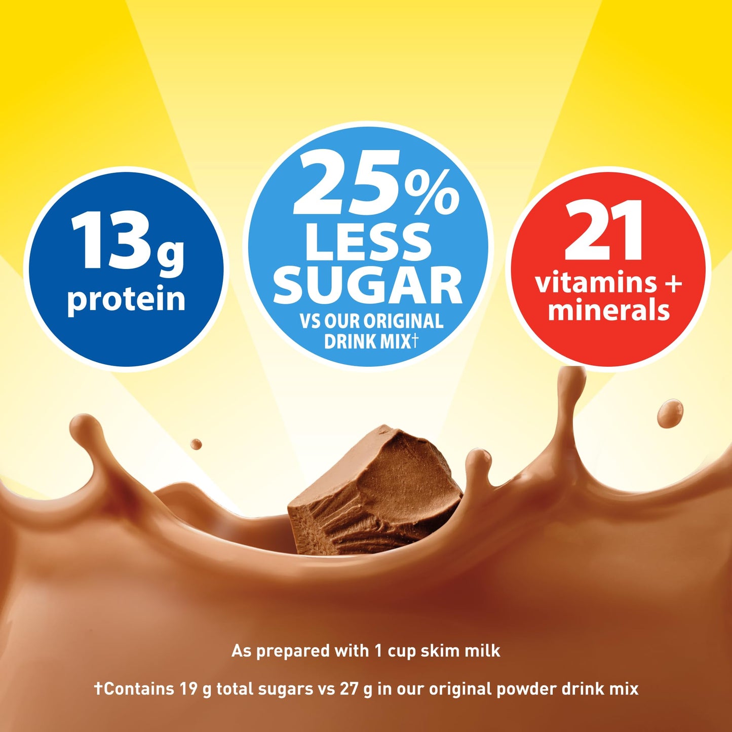 Carnation Breakfast Essentials Light Start Oral Supplement Chocolate 0.705 oz. Packet 64 Ct