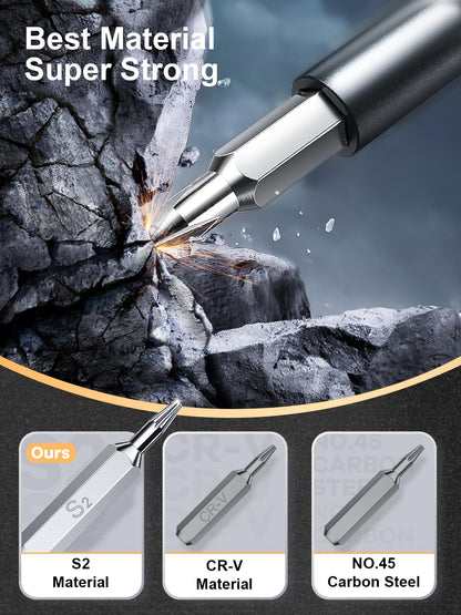 Wesdut 52in1 Precision Screwdriver Set, [Super Durable] Small Repair Kit, PC Accessories, PS5 Cleaning Kit, Tool Sets for Men, Fit MacBook, Computer, Laptop, Watch, PS4, Xbox, Eyeglass, Console More