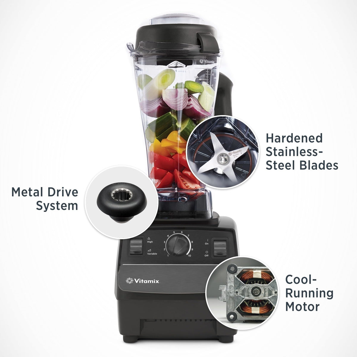 Vitamix 5200 Blender, Professional-Grade, 64 oz Container, Self-Cleaning, Black