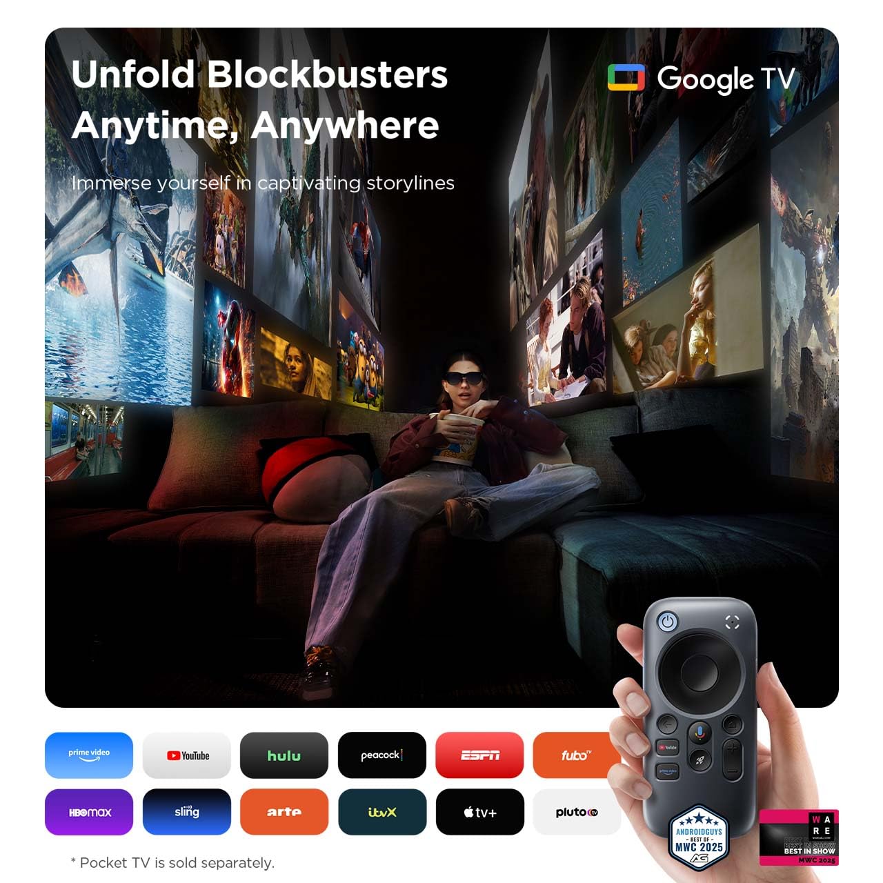 RayNeo Air 3s AR/XR Glasses, 201" 120Hz FHD HueView Display, Portable AR Video Eyewear Gaming Glasses for iPhone 16/15, Android, Mac, Switch, PS5, Steam Deck - Next-Gen Wearable Theater