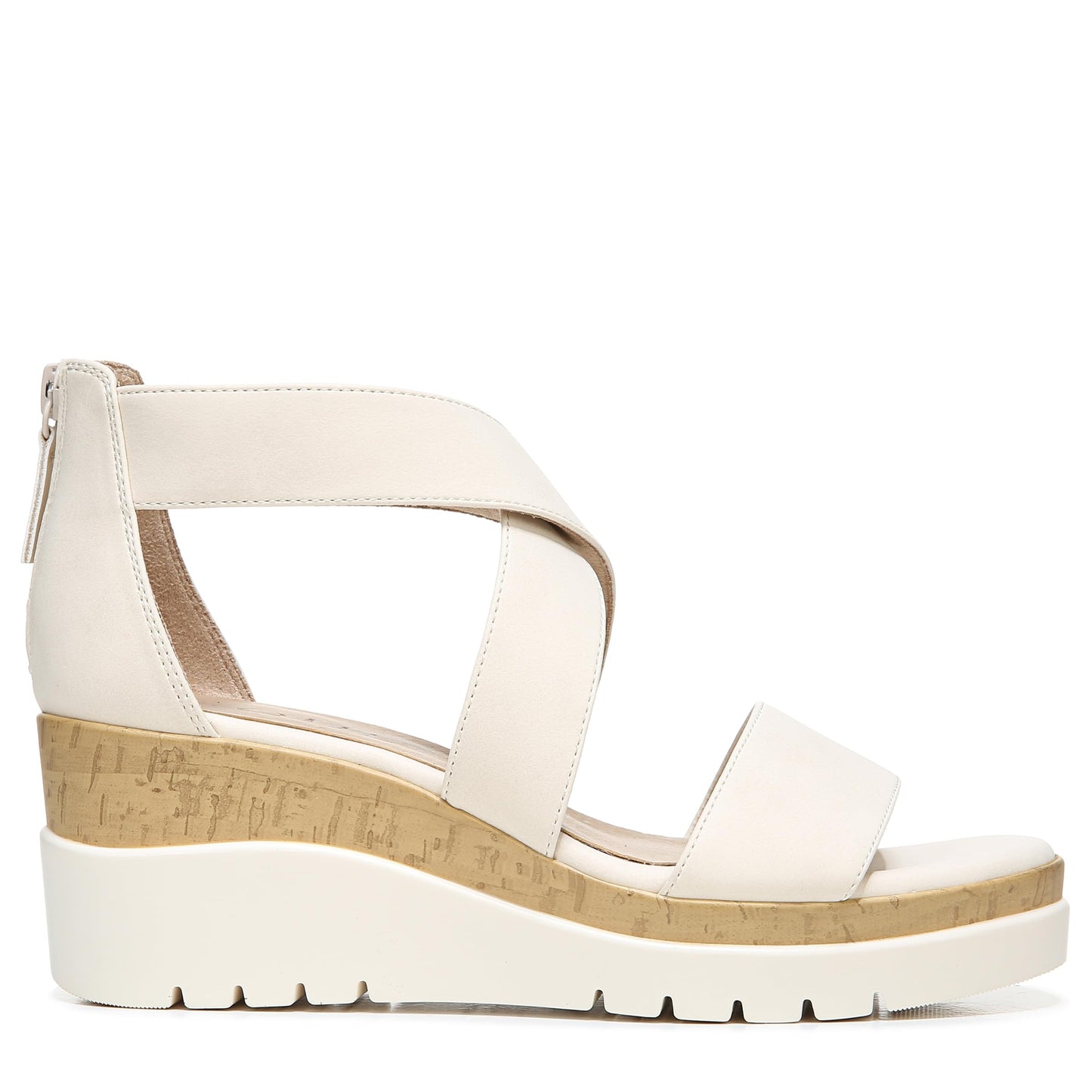 Naturalizer SOUL Women's Goodtimes Wedge Sandal Porcelain 10 W