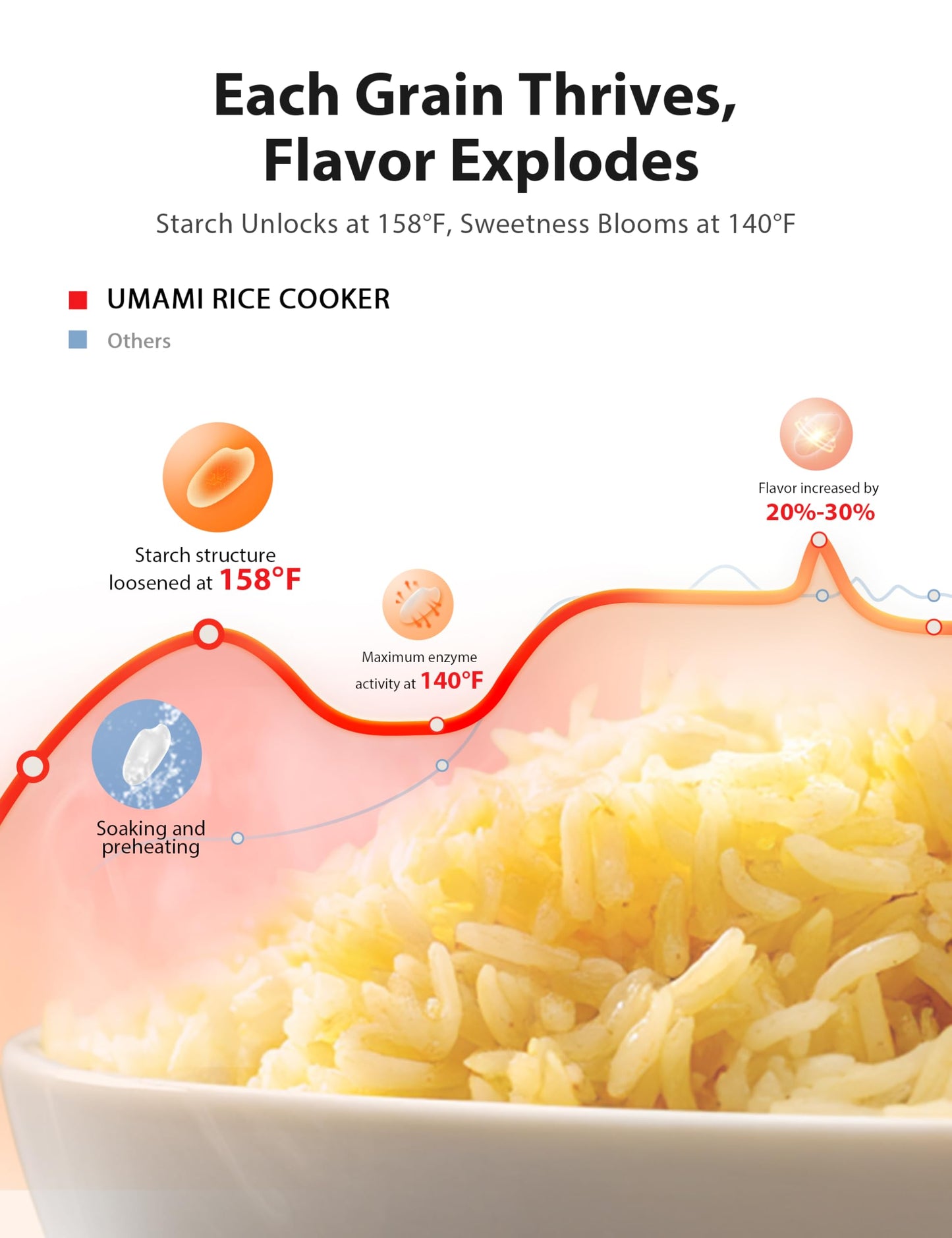 TOSHIBA Umami Smart Rice Cooker 10-Cup Uncooked, Fuzzy Logic, 15-in-1 Functions, Digital Display, Delay Timer, Keep Warm, Nonstick Inner Pot, White