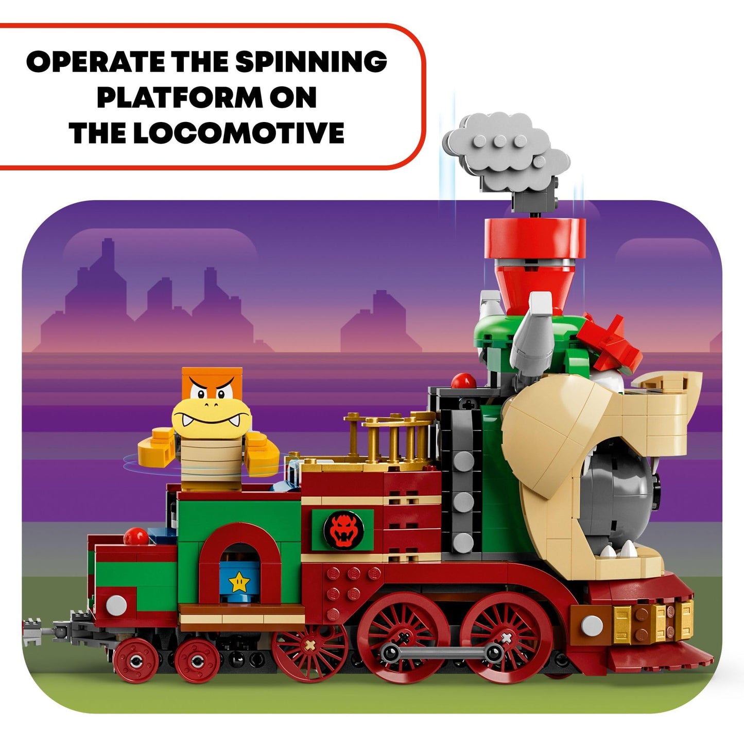 LEGO Super Mario The Bowser Express Train Toy - Building Toys for Boys & Girls, Ages 9+ Years - Pretend Play W/Minifigures - Gift Idea for Kids - 71437