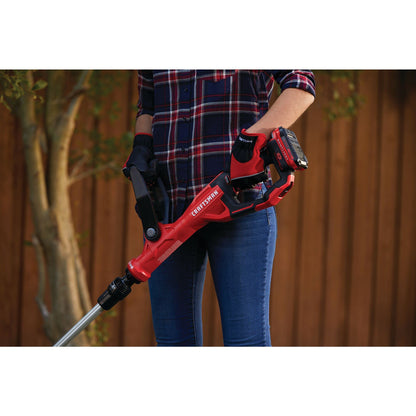 CRAFTSMAN V20 WEEDWACKER Cordless String Trimmer Edger with Automatic Feed, 13 inch, Bare Tool Only (CMCST900B)