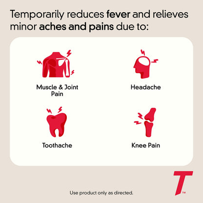 Tylenol Extra Strength Pain Relief Pills, Acetaminophen 500mg Caplets, Pain Reliever and Fever Reducer Medicine for Headache, Backache, Toothache & Minor Arthritis, 100 Count Bottle