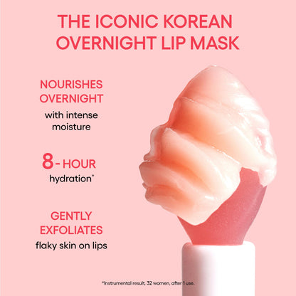 LANEIGE Dreamy Lip Kit: Lip Sleeping Mask Berry, Sweet Candy, Mango, and Peach Iced Tea, Nourish, Hydrate, Vitamin C, Shea Butter, Coconut Oil