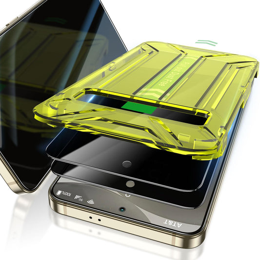 Fotbor for Samsung Galaxy S24 Plus 28° Privacy Screen Protector with [3s Installation Frame], Case Friendly 9H+ Tempered Glass 2Pack