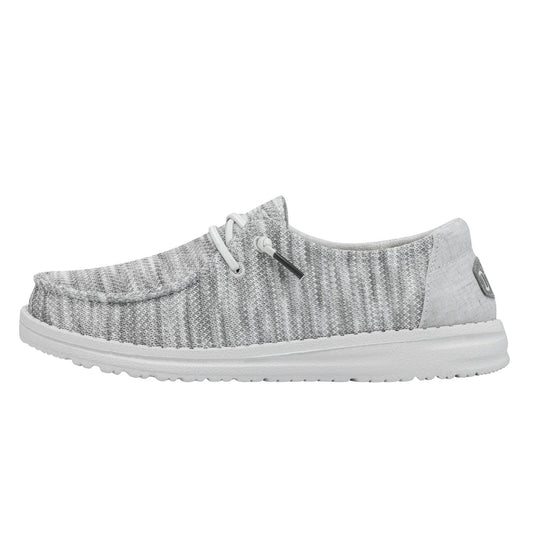 Hey Dude Women's Wendy Sox Glacier Grey Size 10 | Women's Shoes | Women's Slip On Shoes | Comfortable & Light-Weight