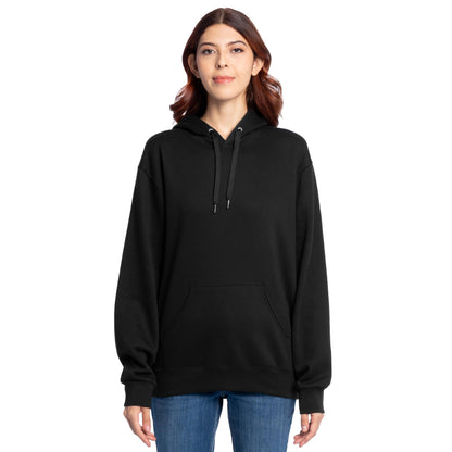 Fruit of the Loom Men's Eversoft Fleece Sweatshirts & Hoodies, Pullover-Black, X-Large