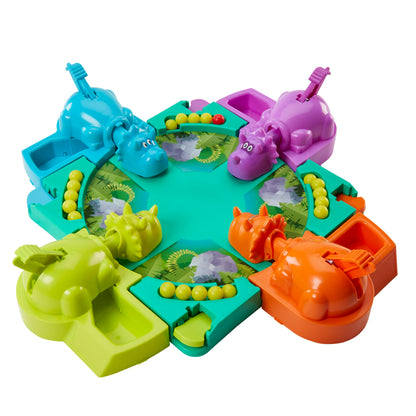 Hasbro Gaming Hungry Hungry Hippos Dino Edition Board Game, Pre-School Game for Ages 4 and Up; for 2 to 4 Players (Amazon Exclusive)