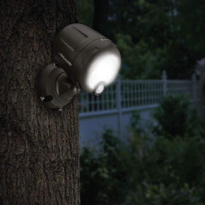 Beams MB360XT 200 Lumen Wireless Battery Operated Powered Motion Sensing LED Spotlight, 2-Pack, Brown