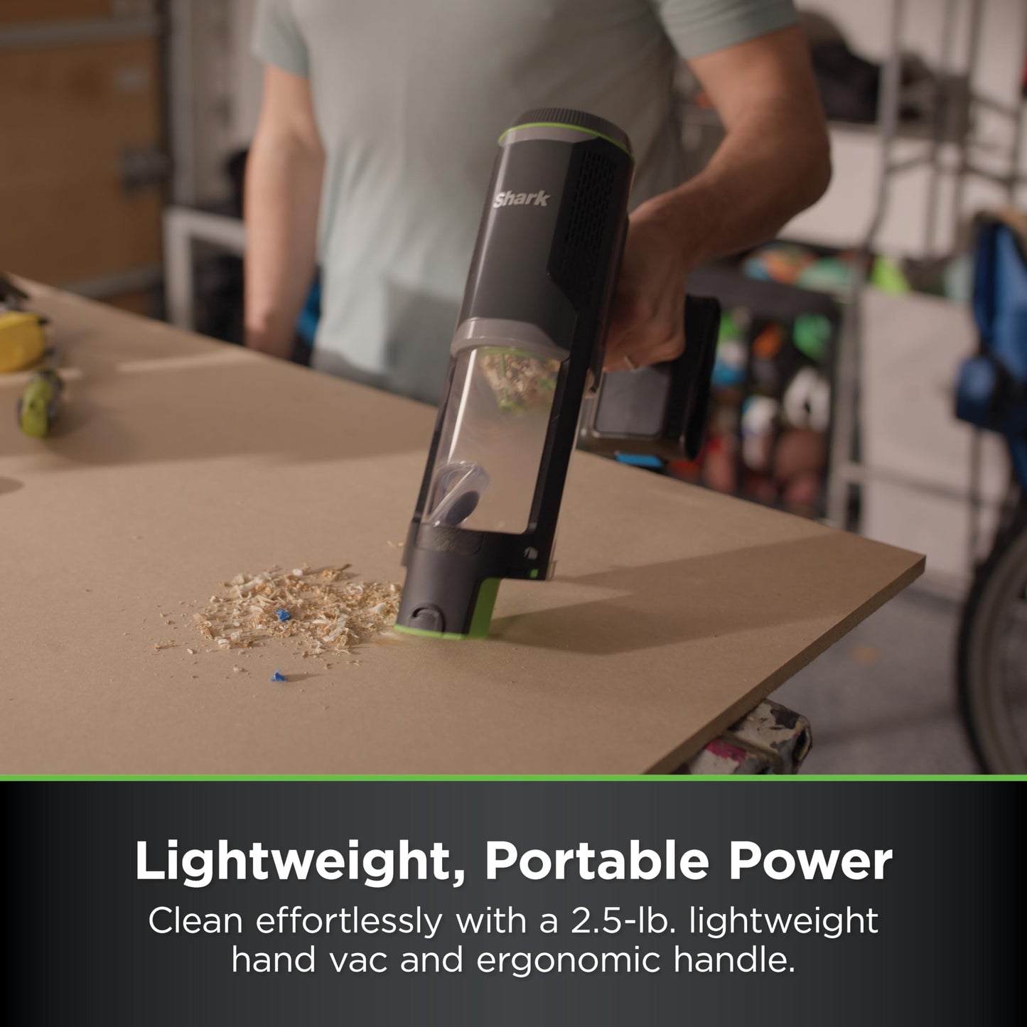 Shark PowerBoost Cordless 2-in-1 Car/Home Handheld PowerVac, Powerful Suction, 40 Minute Runtime, Portable, 3 Cleaning Modes, LED Screen, Furfins Tool, Duster Crevice Tool, Charcoal, BH102