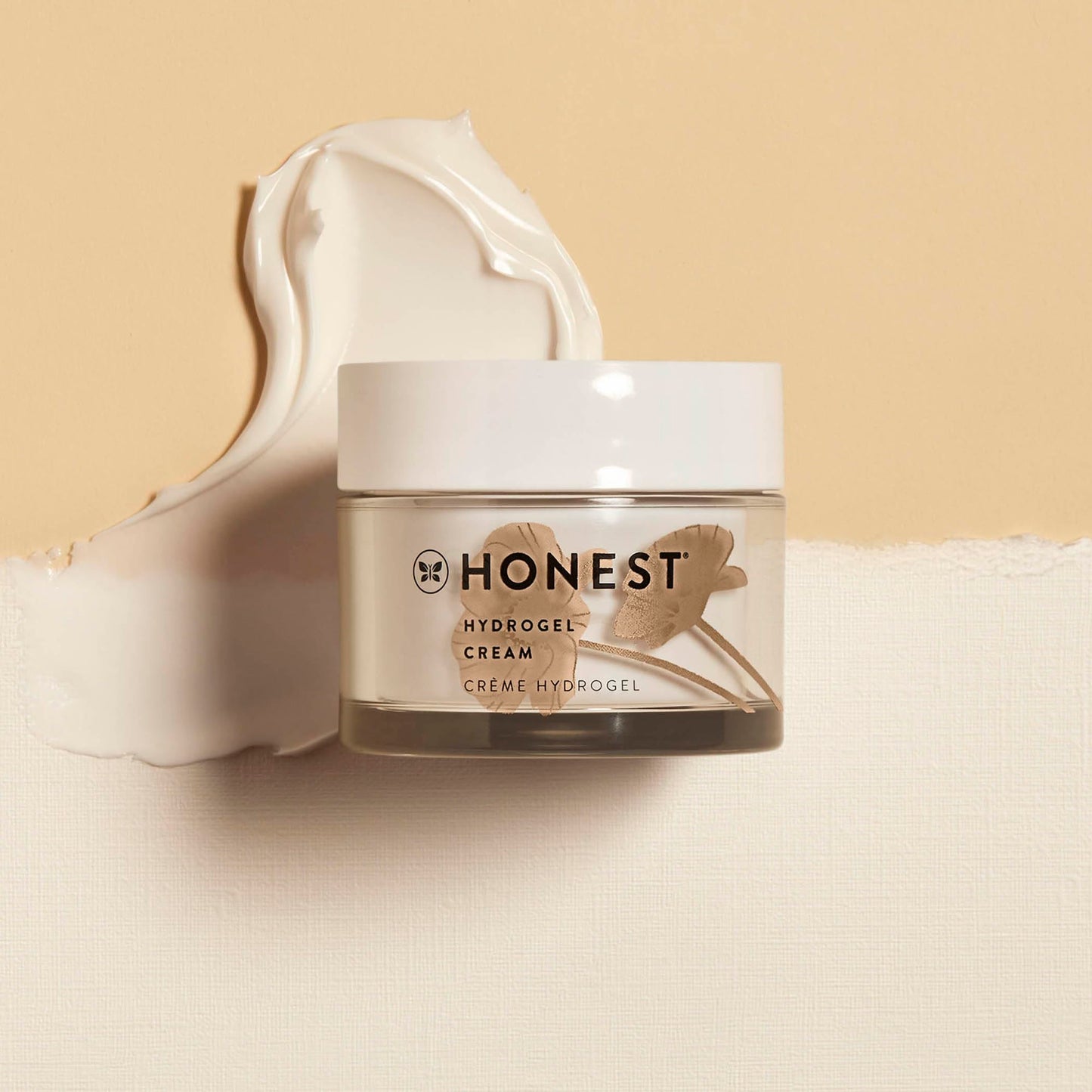 Honest Beauty Hydrogel Cream with Hyaluronic Acid, Jojoba, + Squalane | Oil Free, Lightweight, Moisturizing | EWG Verified, Vegan + Cruelty Free | 1.7 fl oz