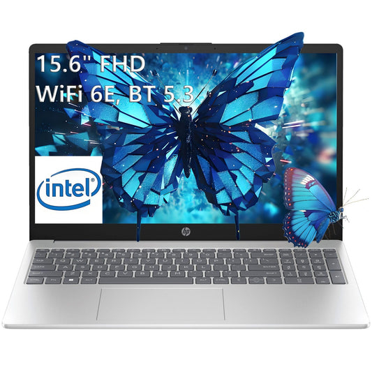 HP Laptop Computer for Home and Business Student, 15.6" FHD, Intel 4-Core Processor (Beat i3-1115G4), 32GB DDR4 RAM, 1TB PCIe SSD, WiFi 6E, Bluetooth 5.3, Type-C, HDMI, Windows 11 Pro, Tichang