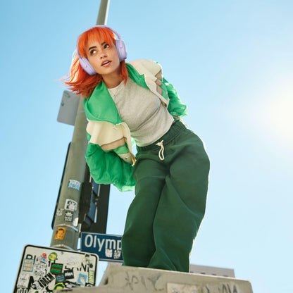 Bose QuietComfort Bluetooth Headphones, Wireless Headphones with Active Over Ear Noise Cancelling and Mic, Deep Bass, Up to 24 Hours of Playtime, Chilled Lilac - Limited Edition Color