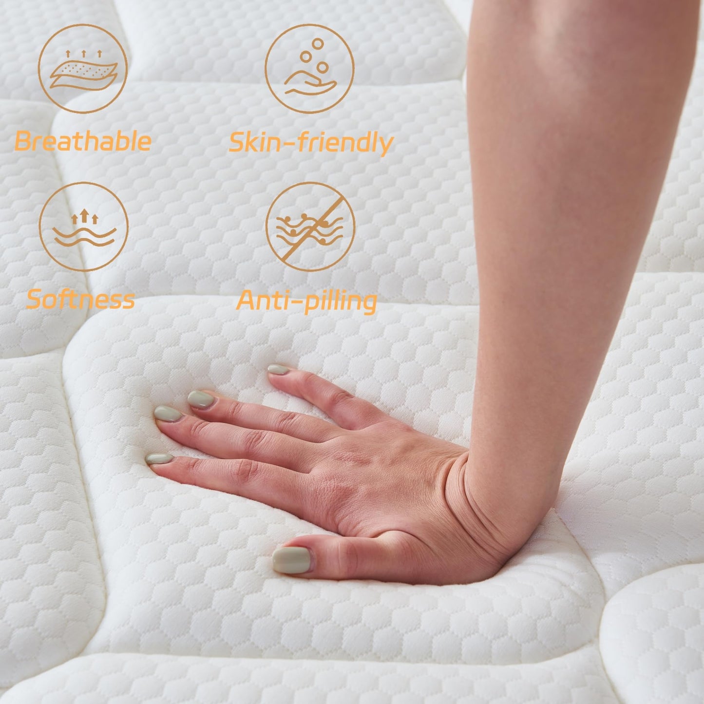 Review Queen Mattress, 12 Inch Queen Size Mattress in a Box,Memory Foam Hybrid Mattress,with Individual Pocket Spring for Motion Isolation & Silent Sleep, Pressure Relief,Plush Firmness.