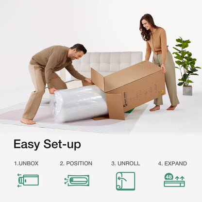 Novilla 6 Inch Twin Mattress,for Spine Support & Cooling Comfort - Twin Bed Mattress,Adaptive Foam Layer with Medium Firm- CertiPUR-US Certified for Youth/Guest Rooms,White