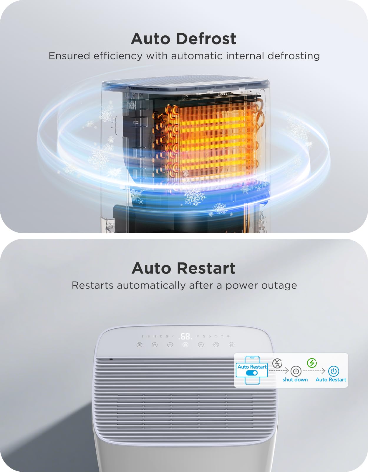 GoveeLife Dehumidifier for Home 4,500 Sq.Ft, 50 to 137 Pint Smart Auto Humidity Control, Drain Hose, 2.0Gal Bucket, Compressor Dehumidifiers for Basement with Auto Shut Off, Bathroom, Bedroom, Garage