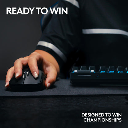 Logitech G PRO X SUPERLIGHT 2 Wireless Gaming Mouse, 60g Pro-Grade with 5 Programmable Buttons, 44k DPI Sensor, 8kHz Report Rate, USB-C Charging for PC/Mac - White
