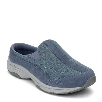 Easy Spirit Women's Traveltime303 Mule, Light Blue-Denim, 6 Wide