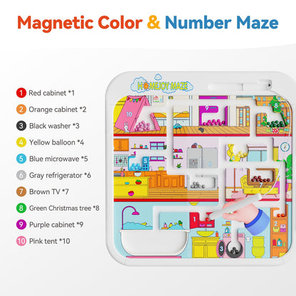 Montessori Toys for 1-2 Year Old Girl Boy Gifts, 15-in-1 Musical Busy Board, Birthday Gift for 1 Year Old Boy Girl, Educational Toddler Toy Age 1-2