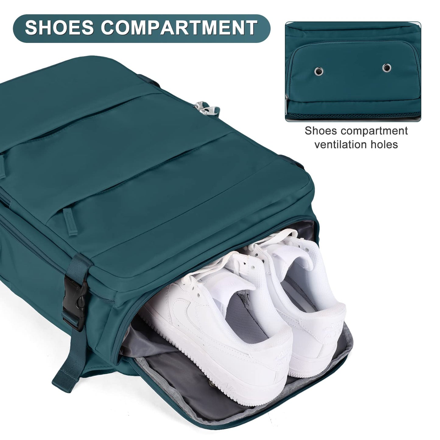 coofay Travel Backpack For Women Men Airline Approved Carry On Backpack Flight Approved Waterproof Sports Luggage Backpack Casual Daypack Small Hiking Backpack