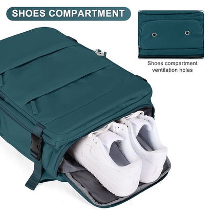 coofay Travel Backpack For Women Men Airline Approved Carry On Backpack Flight Approved Waterproof Sports Luggage Backpack Casual Daypack Small Hiking Backpack