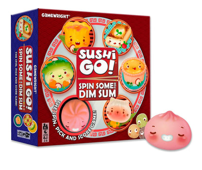 Gamewright - Sushi Go! - Spin Some for Dim Sum - The Spin, Pick and Score Board Game!