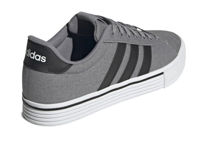 adidas Men's Daily 4.0 Sneaker, Grey/Black/White, 10