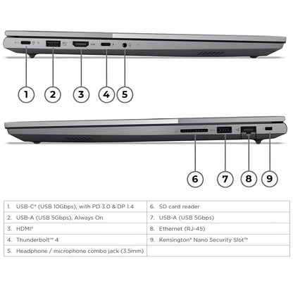 Lenovo ThinkBook 16 Gen 8 Business AI PC Laptop Computer, 16" FHD+, Intel 16-Core Ultra 7 255H (Beat i7-13900H), 64GB DDR5 RAM, 2TB PCIe SSD, WiFi 6E, Bluetooth 5.3, Fingerprint Reader, Windows 11 Pro